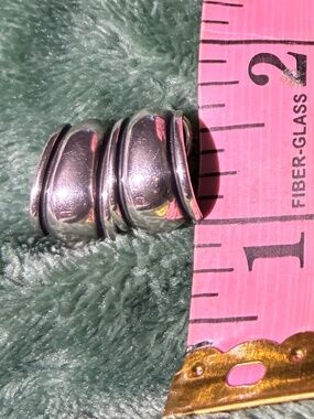 RETIRED James Avery Sterling Silver Christina French Clip Earrings